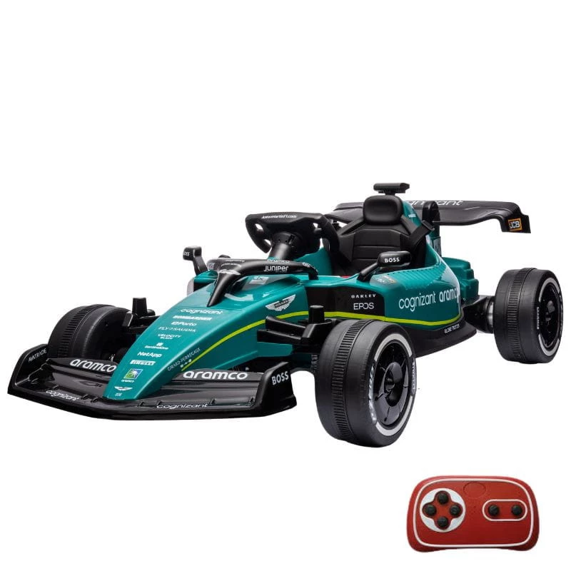 Coche F1 Aston Martin 24V - Coche eléctrico para niños - Clase B Reacondicionado