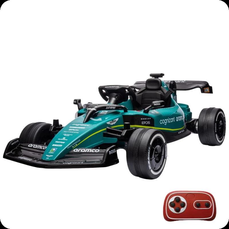 Coche F1 Aston Martin 24V - Coche eléctrico para niños - Clase B Reacondicionado