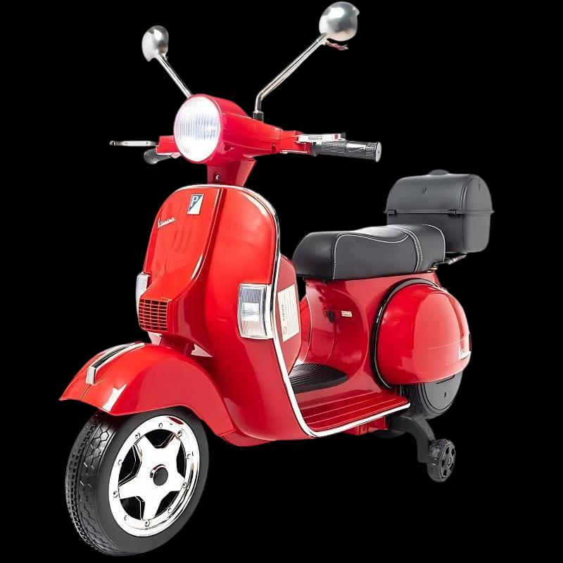 Vespa PX150 12V Roja - Moto eléctrica para niños