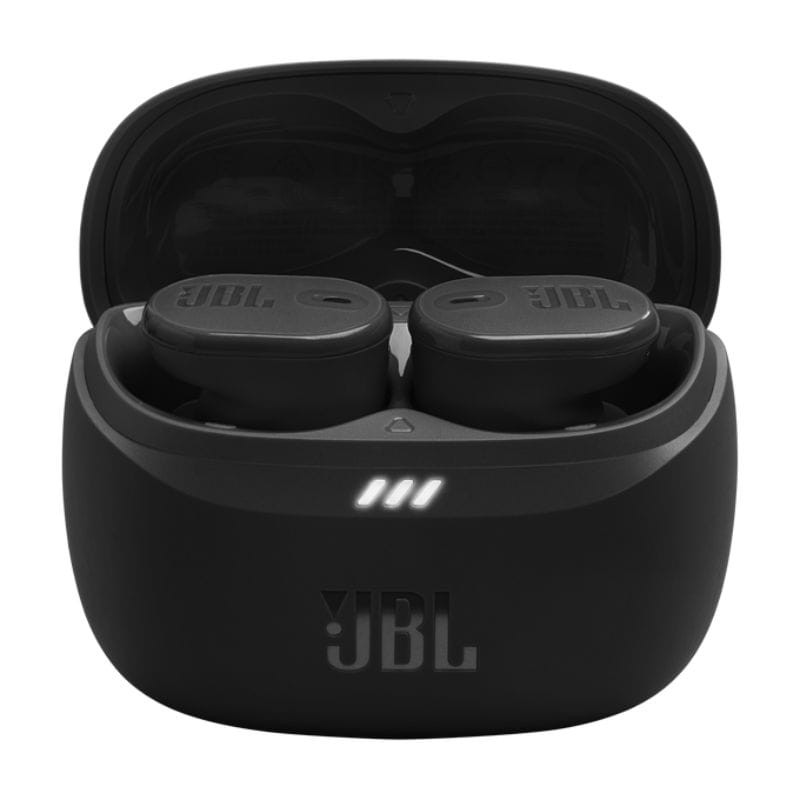 JBL Tune Buds 2 Preto em estojo de carregamento
