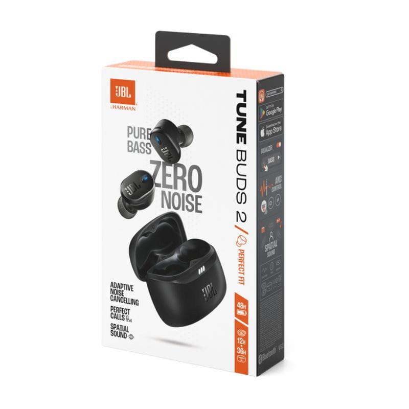 Imagem da caixa do JBL Tune Buds 2 Black