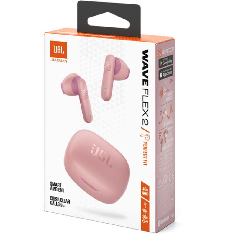 JBL Wave Flex 2 Rosa imagen de la caja