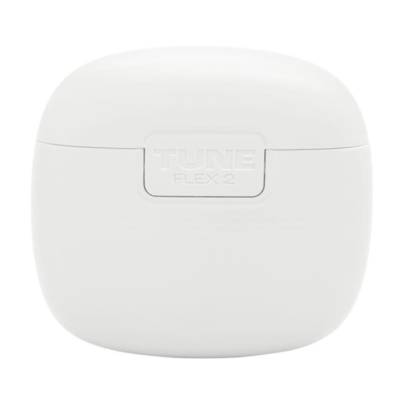 Imagem traseira do estojo de carregamento do JBL Tune Flex 2 White