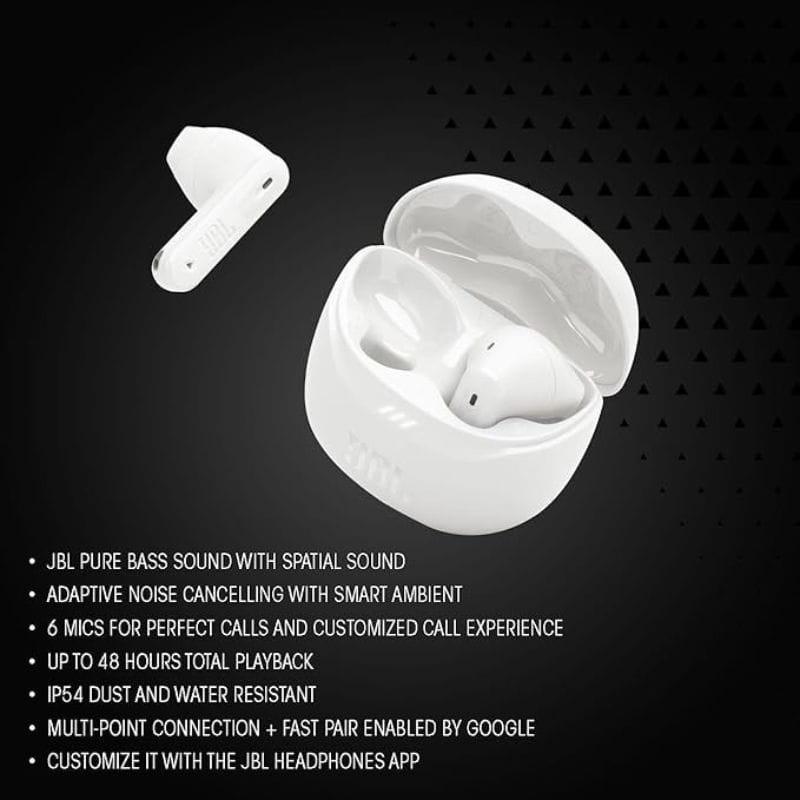 Caraterísticas do JBL Tune Flex 2 White