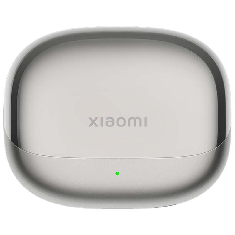 Xiaomi Buds 5 Pro Gris con estuche de carga - vista frontal