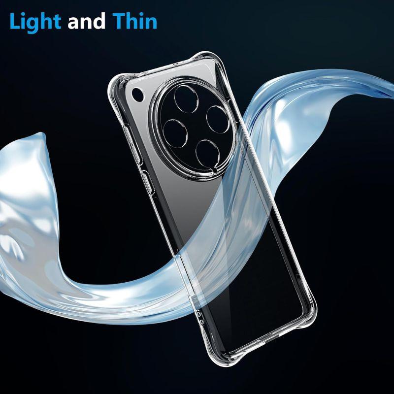 Oppo Find X5Pro 5G Capa anti-choque Premium leve e transparente