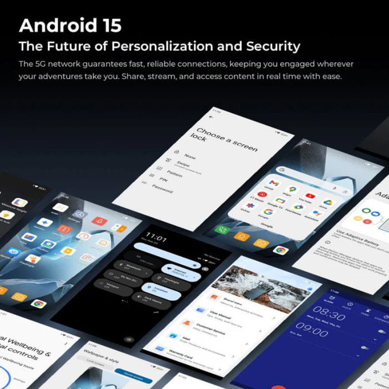 Oukitel WP200 Pro 5G 24GB/1TB Negro android 15