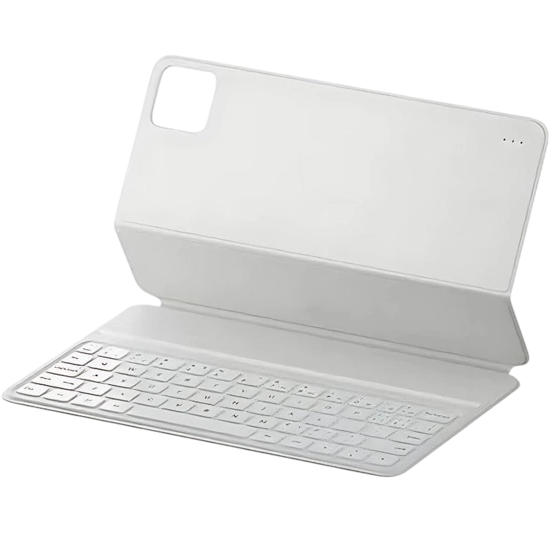 Funda Smart Case con Teclado para Xiaomi Pad 6 Blanco