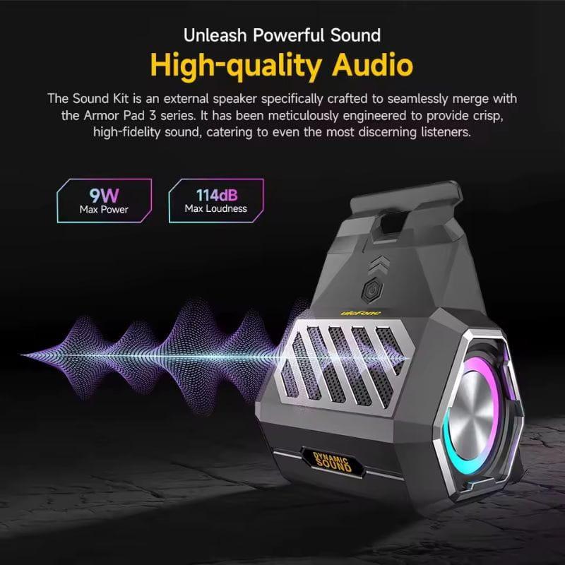 Ulefone UAS17 - Kit de som para som de qualidade Armor Pad 4 Series