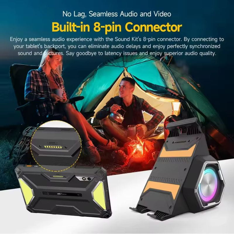 Ulefone UAS16 - Kit de som para conector Armor Pad 3 Pro de 8 pinos