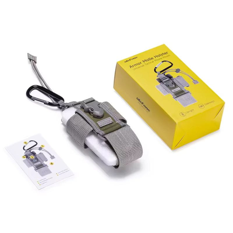 Capa Tática Universal Molle Holster Ulefone  conteúdo da caixa