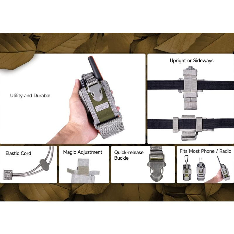 Capa Tática Universal Molle Holster Ulefone  características
