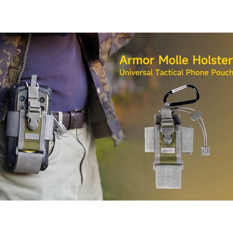 Capa Tática Universal Molle Holster Ulefone  compatível com 95% dos smartphones