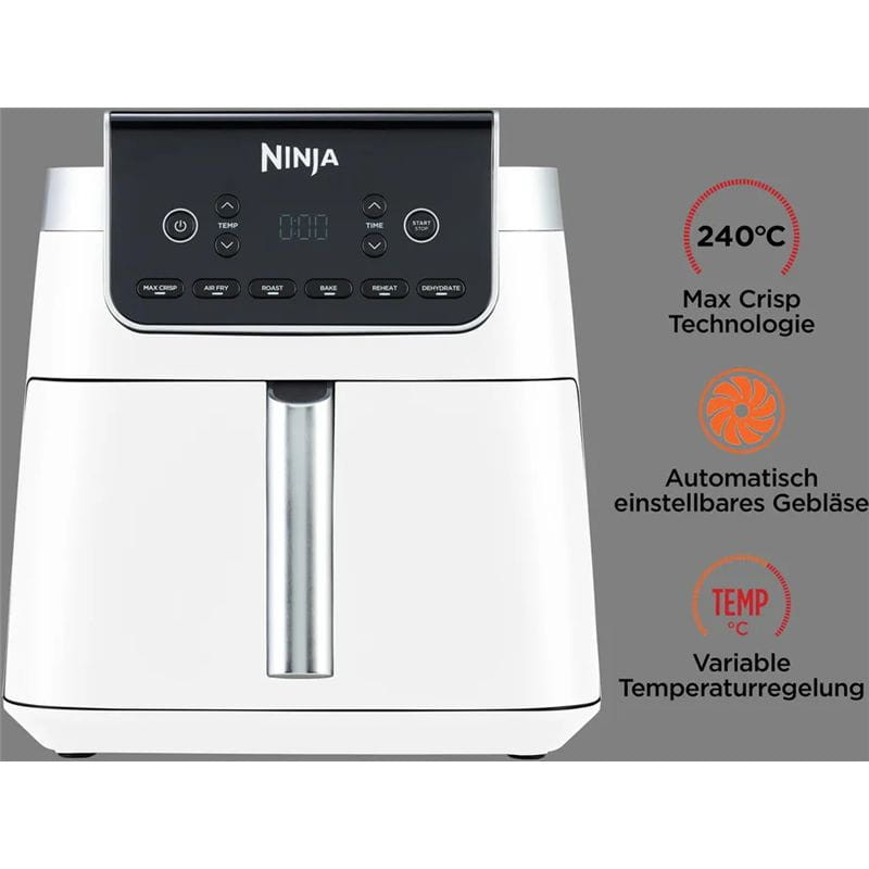 Ninja Max Pro 6,2 L - Freidora de aire con 6 modos de cocción