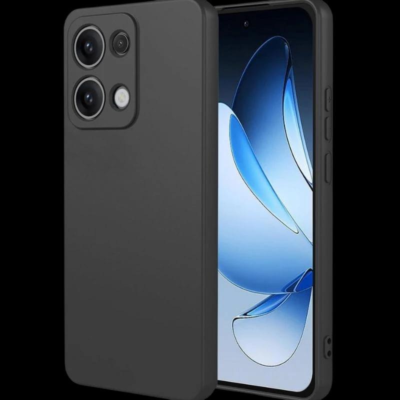 Coque Square Liquid Premium Noir pour Oppo Reno13 Pro 5G