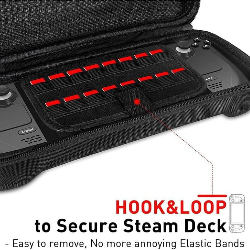 Mallette de transport rigide pour un transport en toute sécurité du Steam Deck