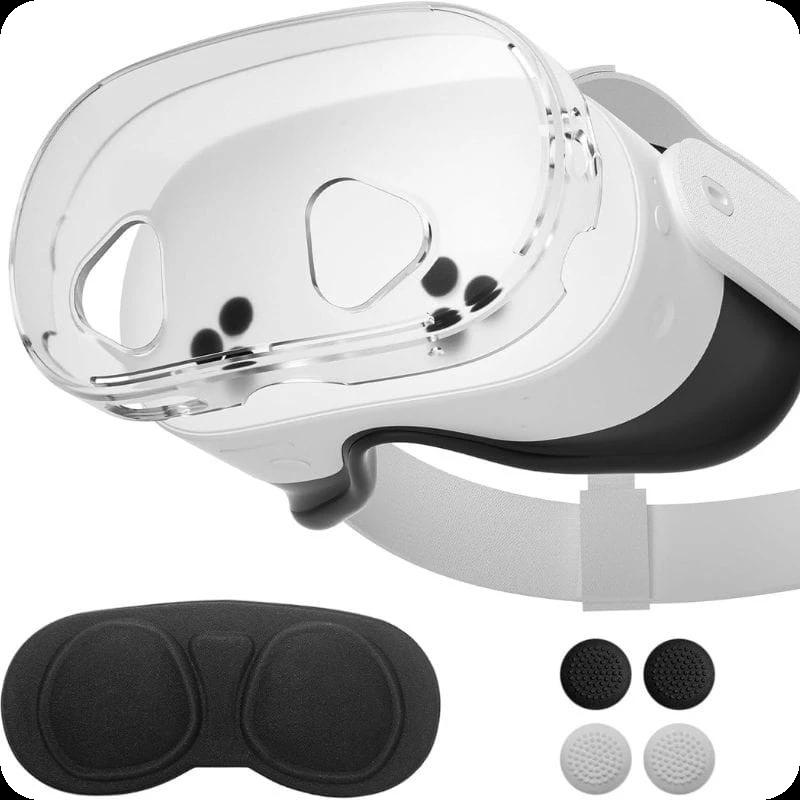 Étui transparent avec accessoires Meta Quest 3S