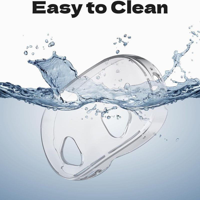 Étui transparent avec accessoires Meta Quest 3S facile à nettoyer