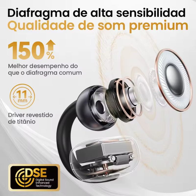 Haylou Airfree - diafragma de alta sensibilidade