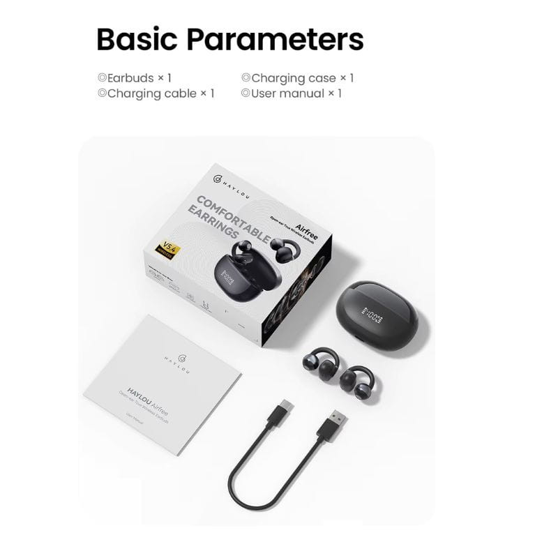 Haylou Airfree - Conteúdo da caixa