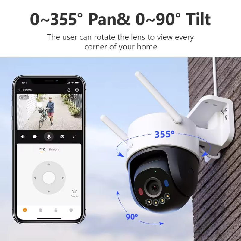 Imou Cruiser SC 3K IP66 WiFi Blanco - Cámara de Seguridad Exterior. 355º