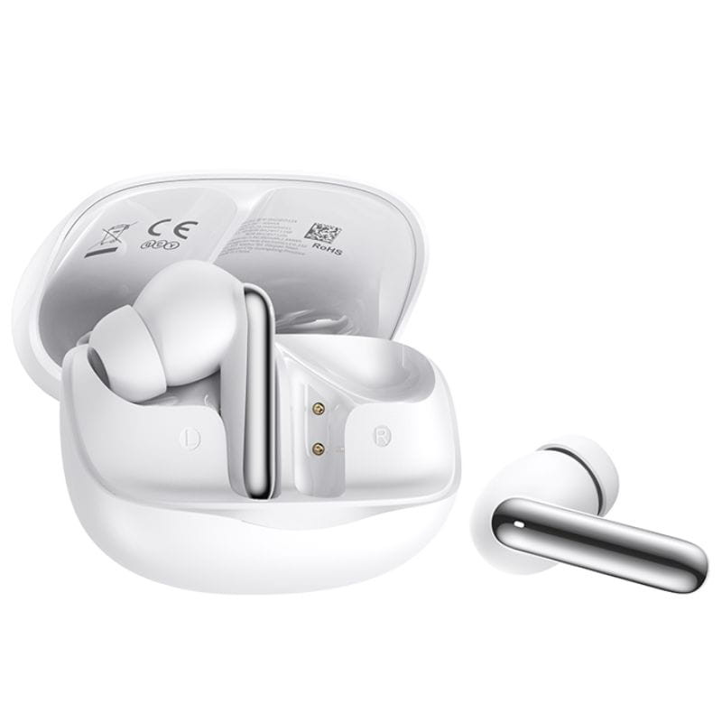 QCY MeloBuds HT12 Blanco - Auriculares imagen de los auriculares dentro de la caja de carga 