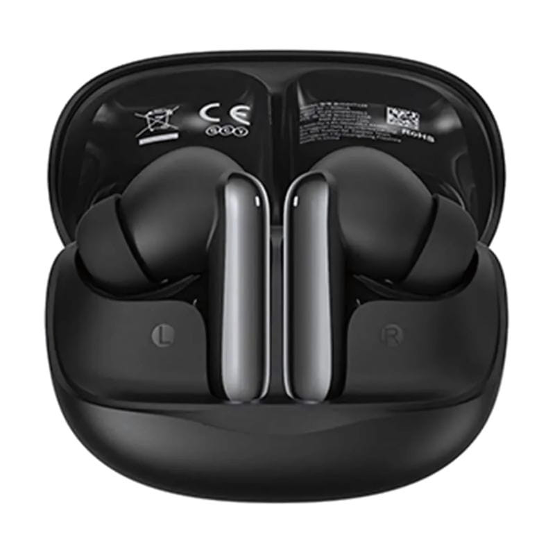 QCY MeloBuds HT12 Negro - Auriculares imagen de los auriculares dentro de la caja de carga 