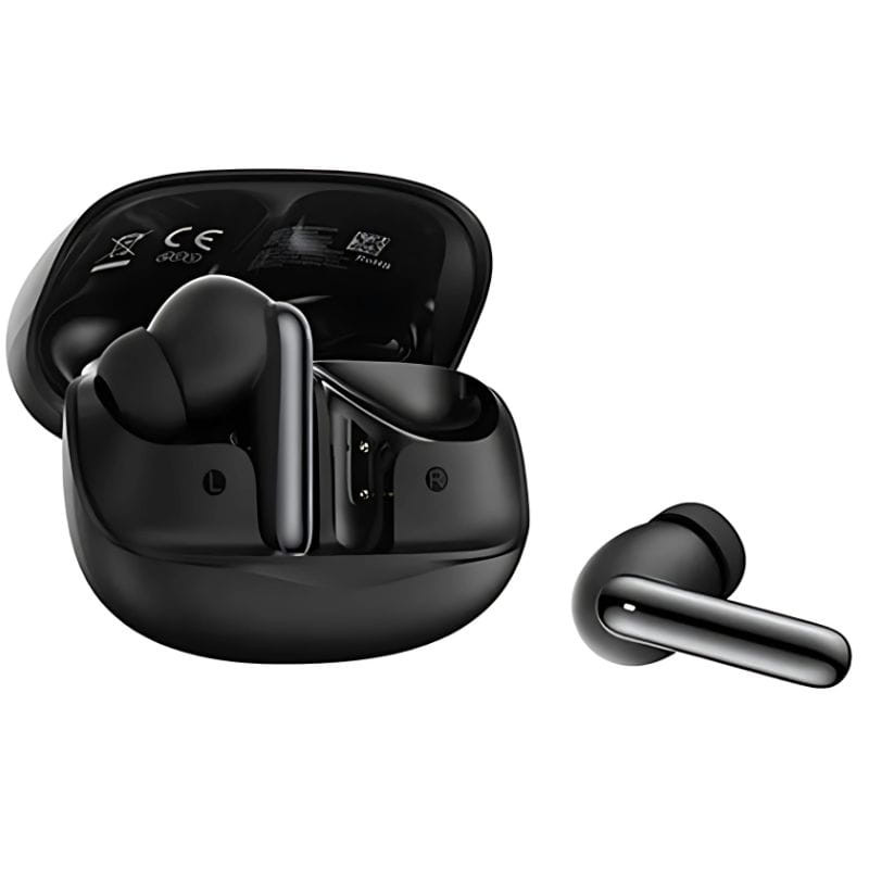 QCY MeloBuds HT12 Negro - Auriculares imagen de los auriculares con la caja de carga