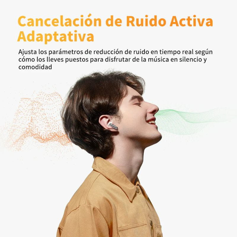 QCY AilyBuds Pro HT10 Preto - Auriculares com cancelamento de ruído