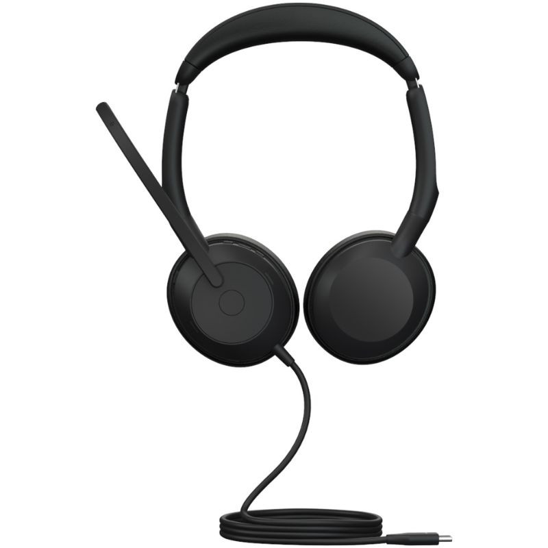 Jabra Evolve2 50 UC Stereo (USB-C) Negro, vista plegado