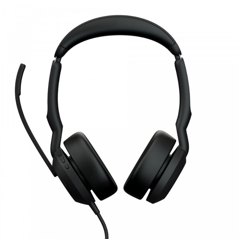 Jabra Evolve2 50 UC Stereo (USB-C) Negro, vista frontal