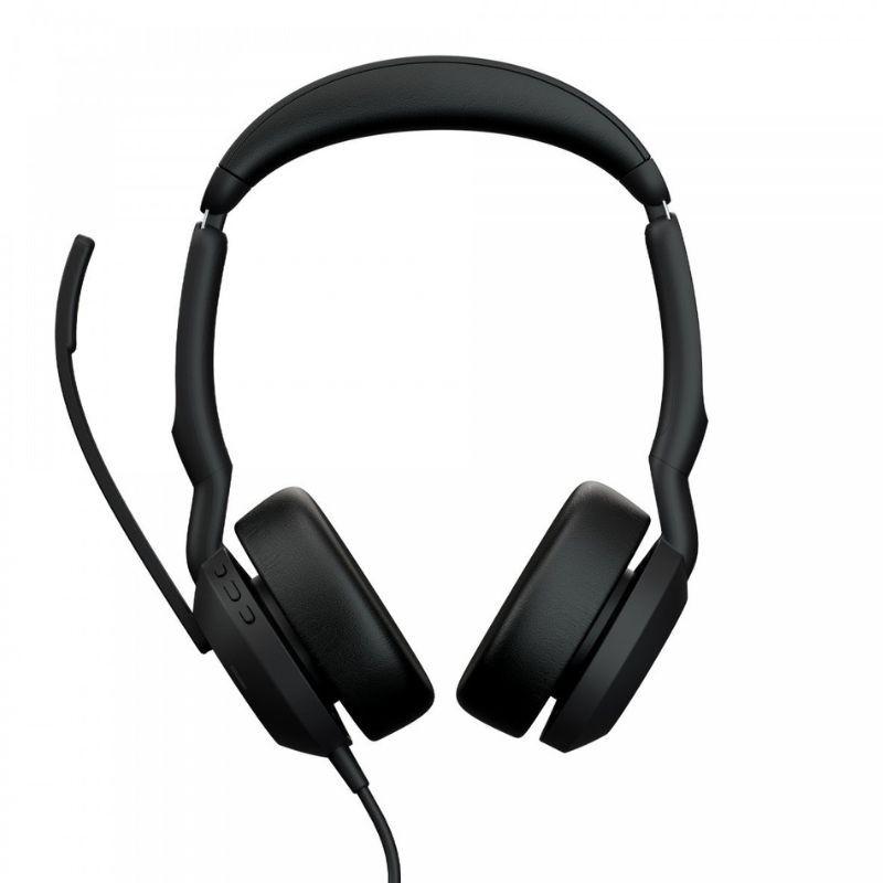 Jabra Evolve2 50 UC Stereo (USB-C) Negro, vista frontal