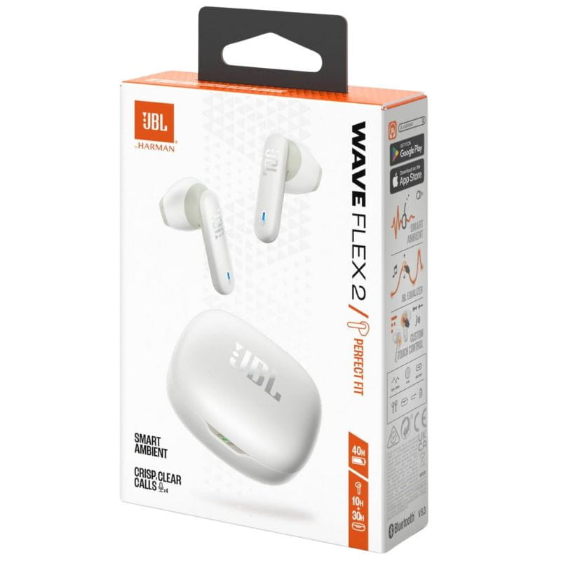 JBL Wave Flex 2 Blanco caja