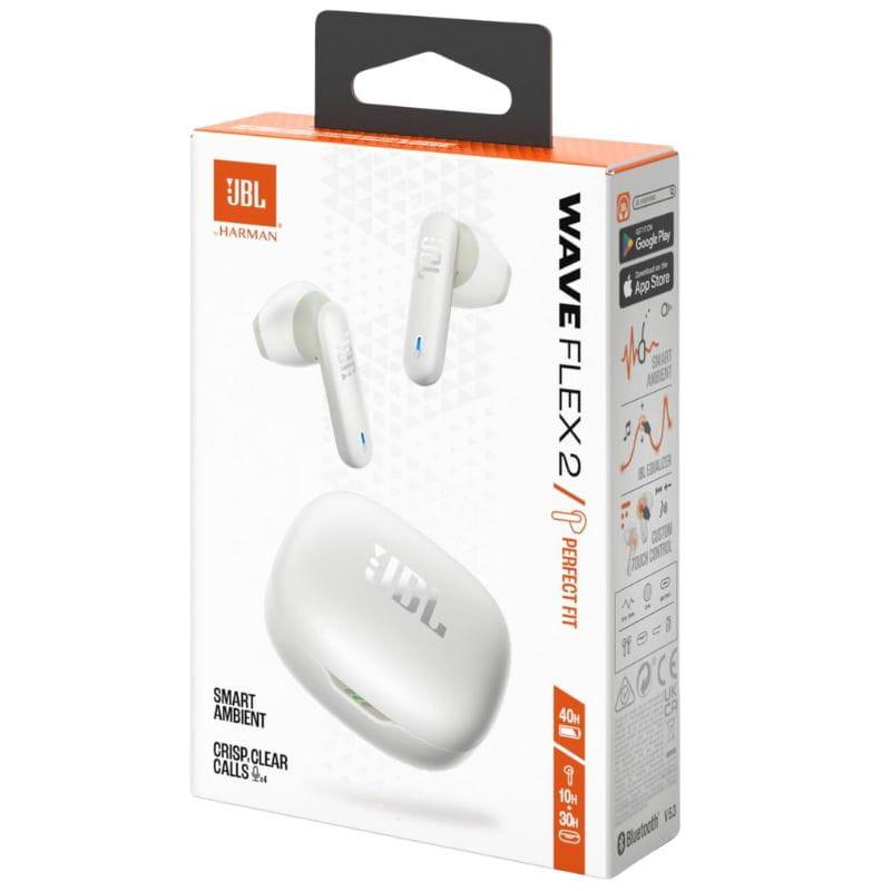 JBL Wave Flex 2 Blanc boîte