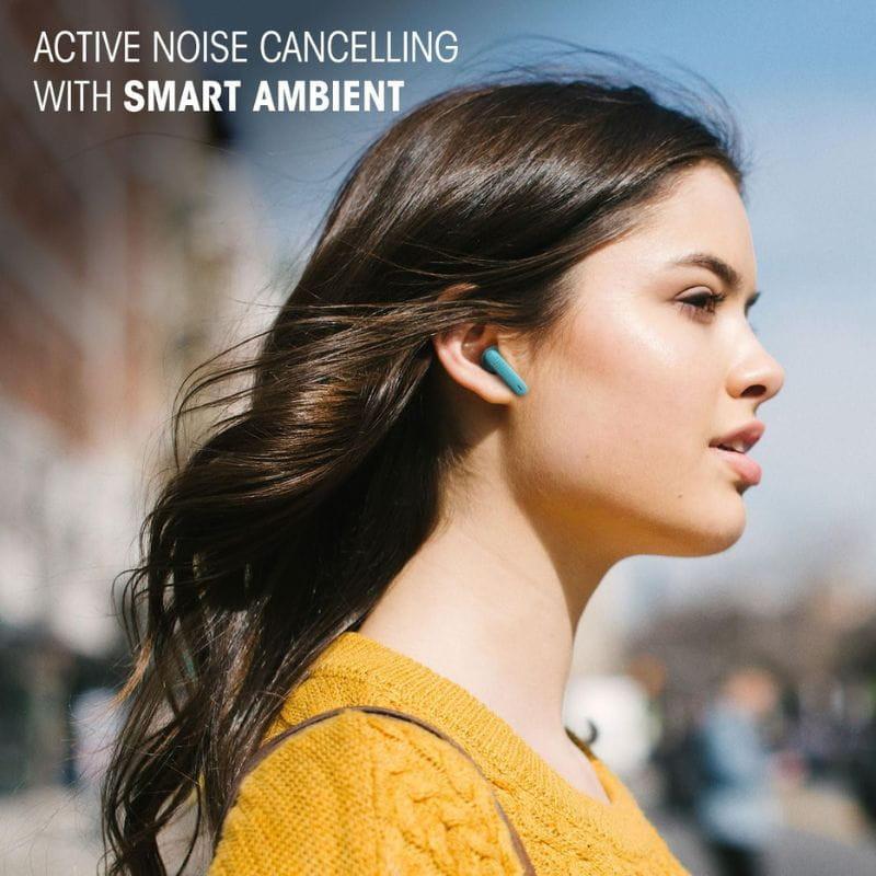 JBL Wave Flex 2 Blanc avec suppression du bruit