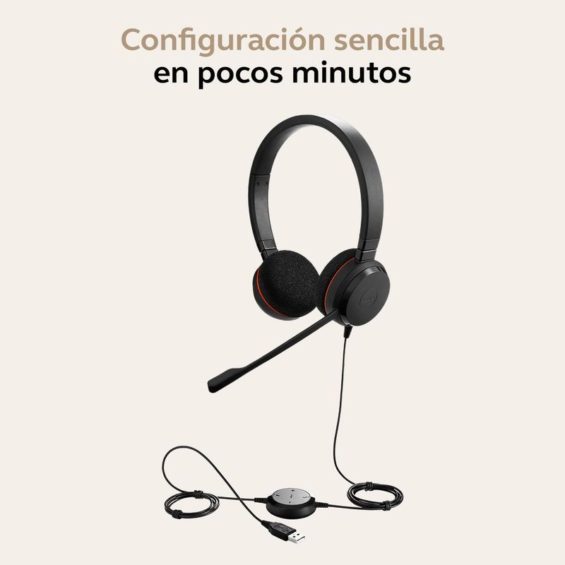 Plug and play de Jabra Evolve 20 UC Stereo