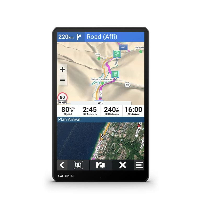 Frontal de Garmin Camper 1095 - Navegador GPS