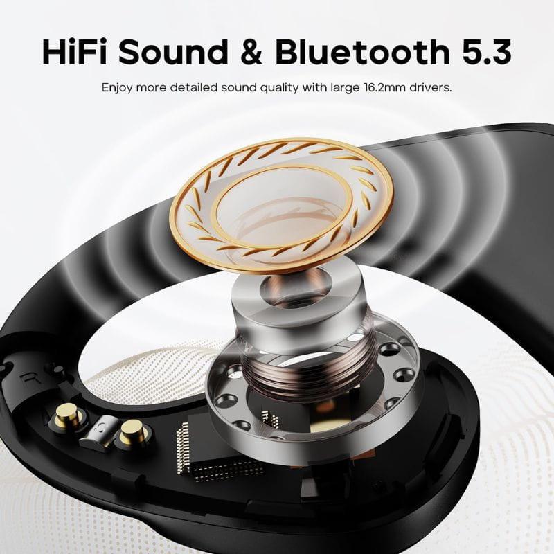 Tribit OpenGo BTH99 Preto - Auriculares sem fios Open-ear com som Hi-Fi