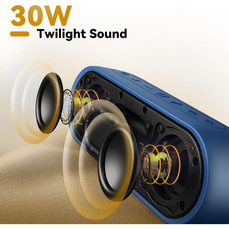 Potente Tribit XSound Plus 2 30W Bluetooth 5.3 Azul