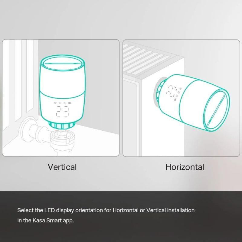 Bouchon KE100 KIT Smart - Vanne thermostatique intelligente pour radiateur, à poser à l'horizontale ou à la verticale