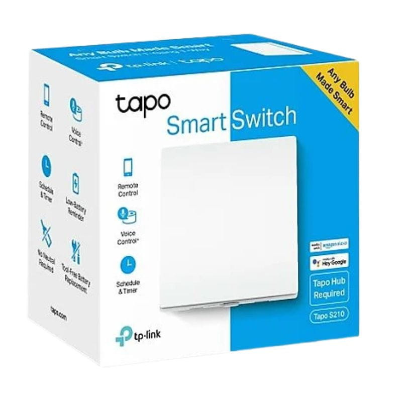 TP-Link Tapo S210 - Interruptor de Luz Wi-Fi Inteligente imagen de la caja