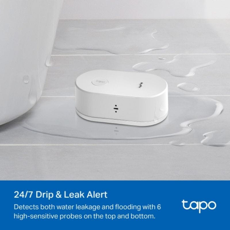 TP-Link Tapo T300 Inalámbrico - Sensor inteligente de fugas de agua con alarma 90dB  características