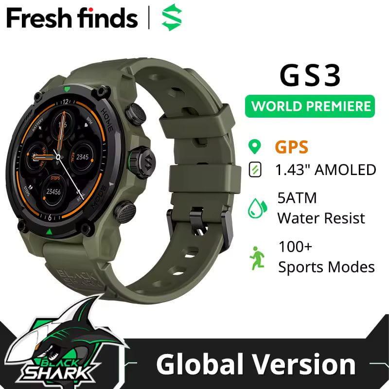 Black Shark GS3 Verde - Caractéristiques de la smartwatch