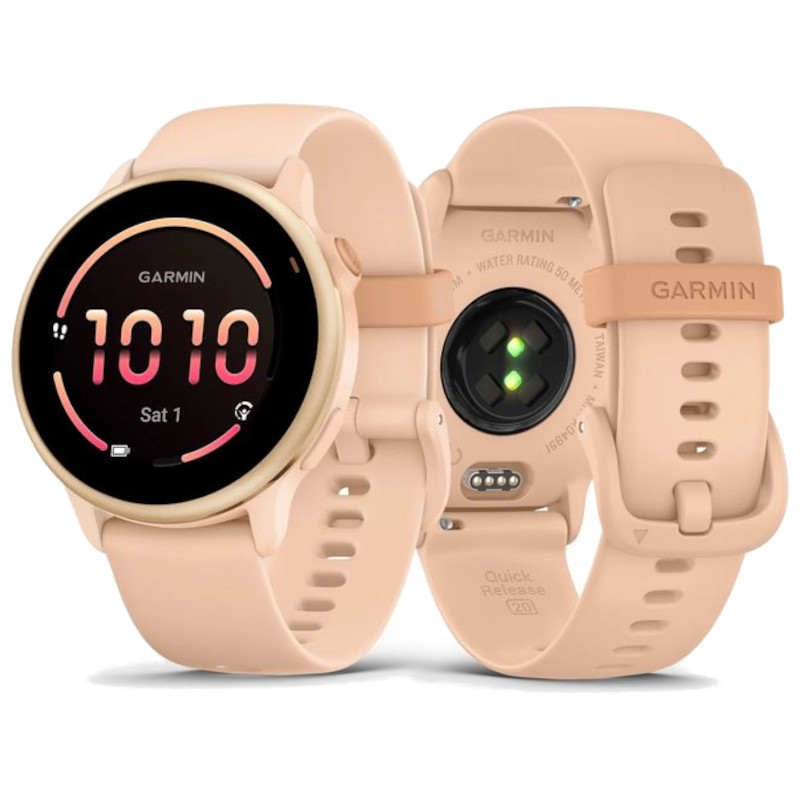 Frente de Garmin Vívoactive 6 Rosa