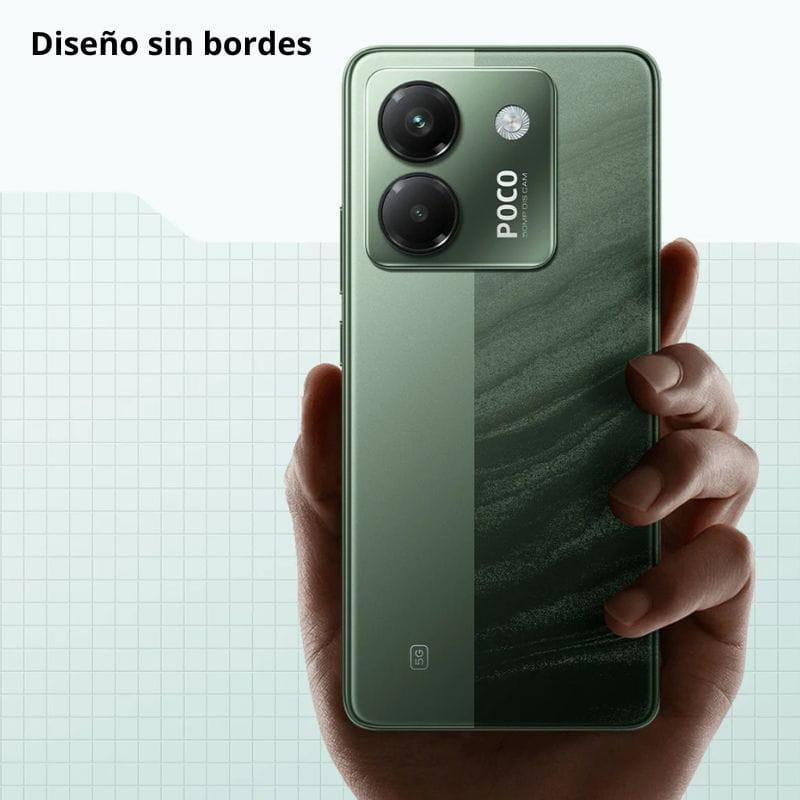 Xiaomi Poco M7 Pro 5G 12GB/256GB Plata diseño sin bordes