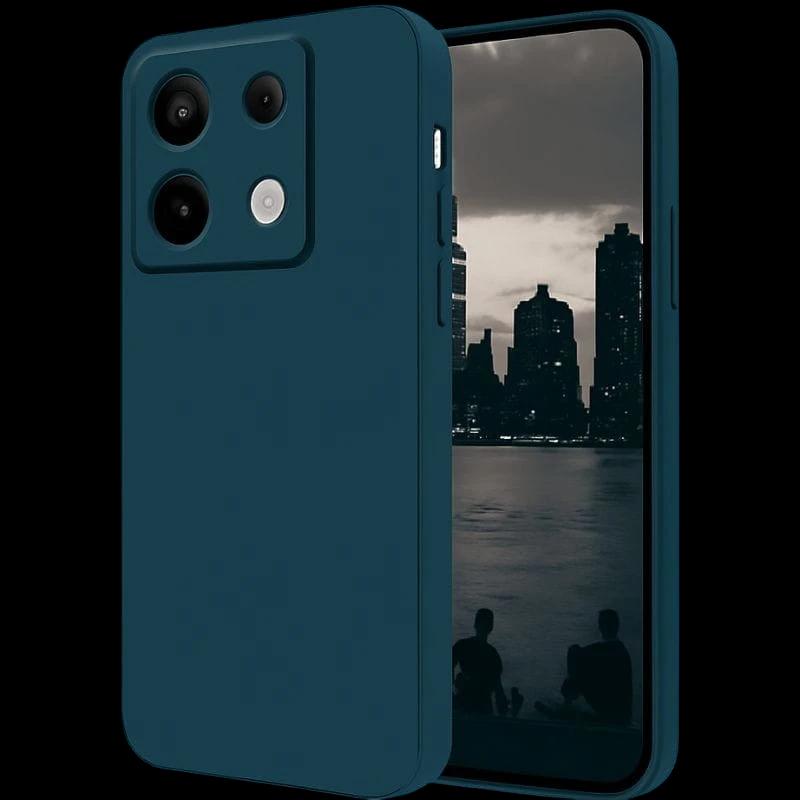 Coque Xiaomi Redmi Note 14S 4G Square Liquid Premium Bleu