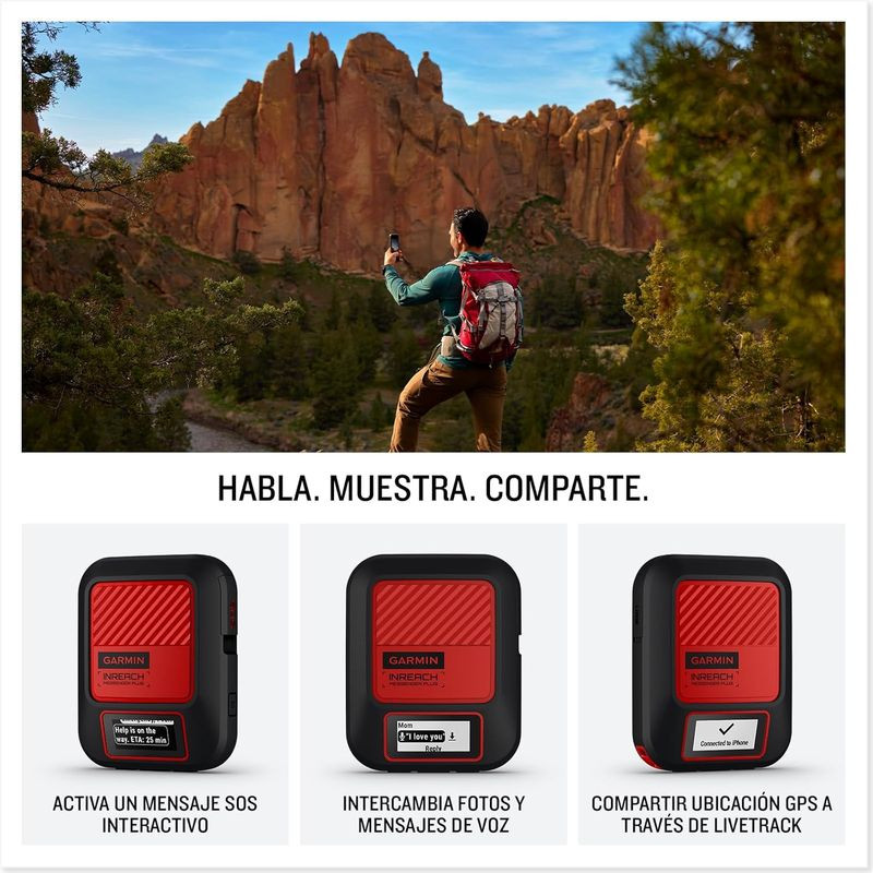 Conexión de Garmin inReach Messenger Plus