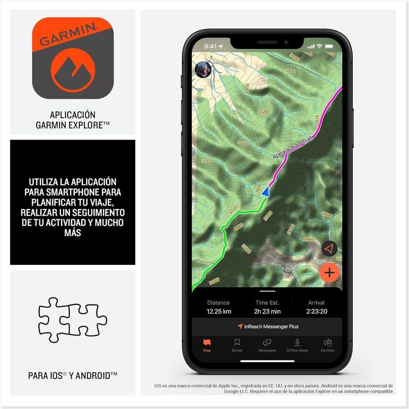 GPS de Garmin inReach Messenger Plus