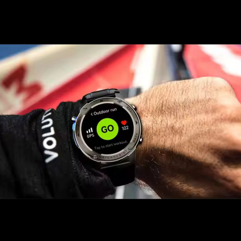 Pantalla de DM56 GPS 1.43 AMOLED Negro