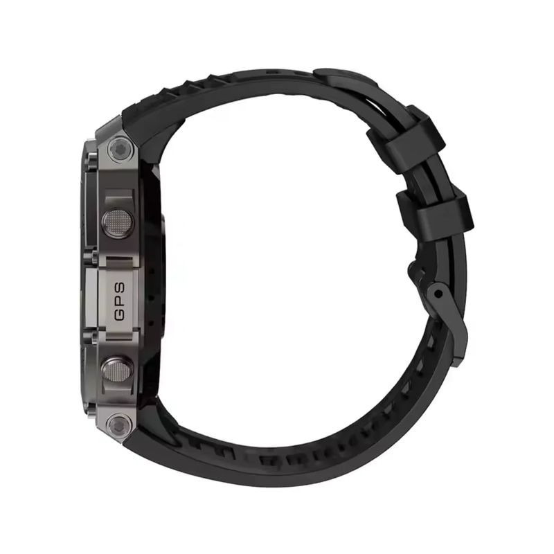 Lado direito do DM58 GPS 1.43 AMOLED Preto